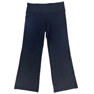 Athleta Elation Flare Pant Size 2X Black Wide Leg High Rise Athleisure Stretch